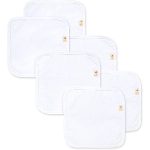 Burt's Bees Baby Washcloths, Absorbent Knit Terry, Super Soft 100% Organic Cotton