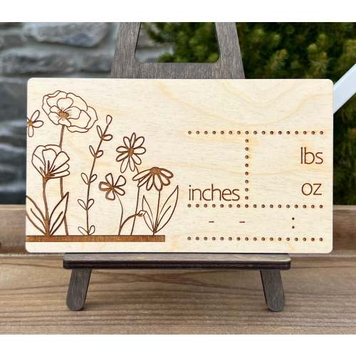 Birth Announcement | Lemon Drop Custom Craftery