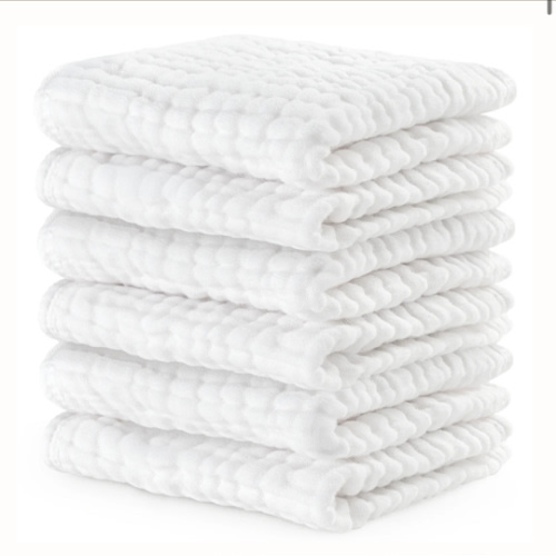Muslin Washcloths in White – Comfy Cubs