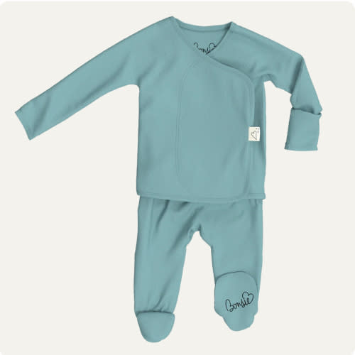 Footie - Ripple – Bonsie Skin to Skin Babywear