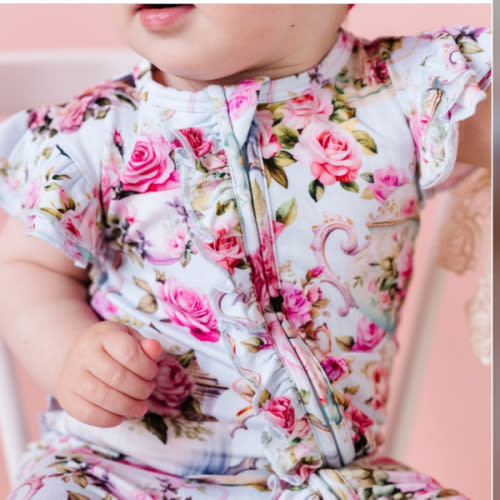 Tea-rific Cap Sleeve Romper