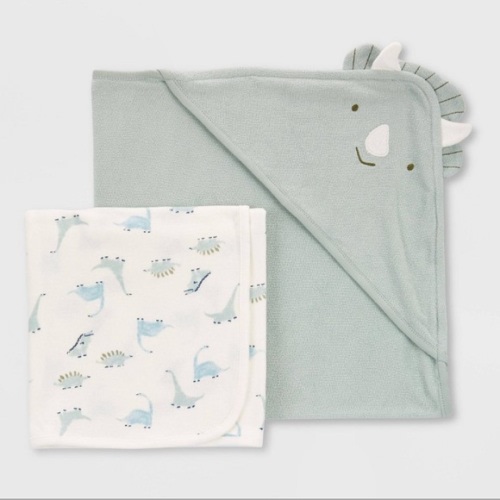 Carter’s Just One You Baby Boys Dino Hooded Bath Towel