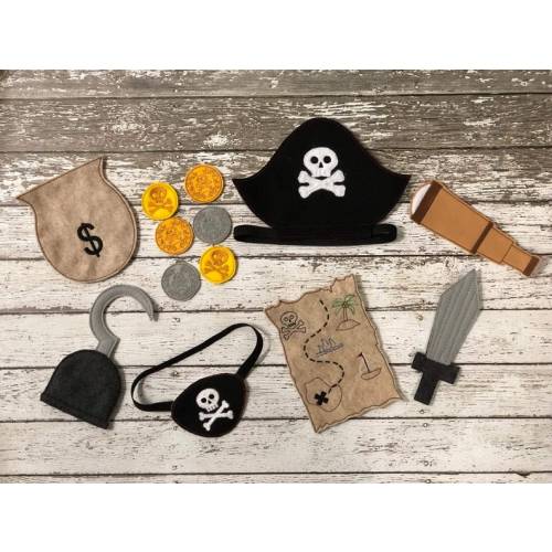 Pirate Felt Play Set