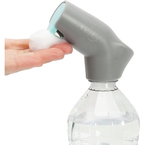 Refillable Caps, 2 Pack - Universal Fit Turns Most Disposable Water Bottles Into A Hand Washing Station