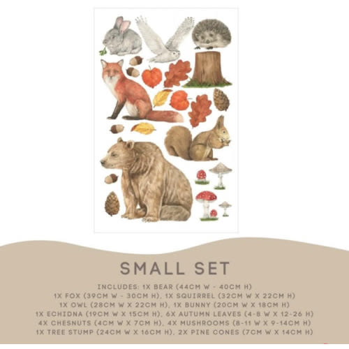 Woodland Forest Animal Wall Decals