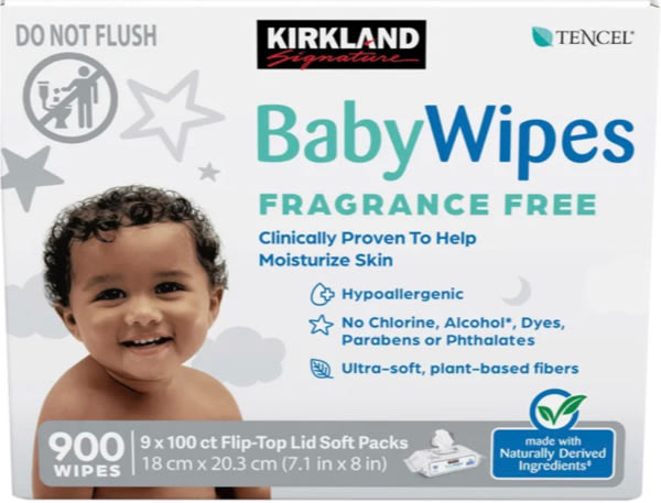 Fragrance Free Baby Wipes