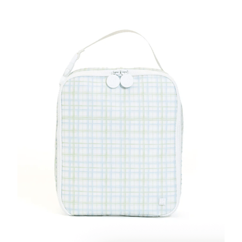 TRVL Insulated Lunch Bag - Classic Plaid Green