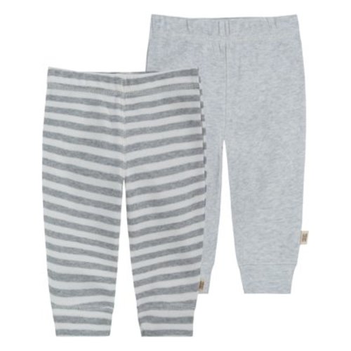 Huggies Baby Boy Cotton Jogger Pants, 2-Pack, Sizes 0M-24M