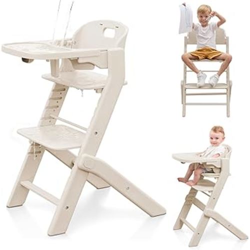 Full-Body Washable Baby High Chair, Growth with Me for 6 Months to Life Family - Adjustable and Convertible High Chair for Babies and Toddlers- Up to 220 Lb -Portable and Easy Operation