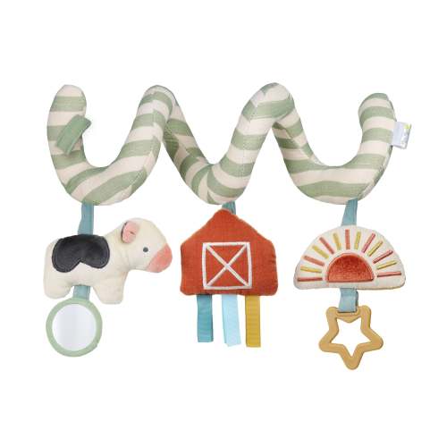 Itzy Ritzy Itzy Bitzy Spiral Car Seat Activity Toy - Farm