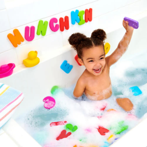 Learn Bath Letters & Numbers, Primary, 36ct | Munchkin
