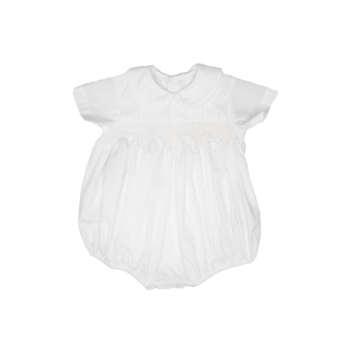 Baby Sen Finley White Boy Bubble - Spoiled Sweet Boutique - Spoiled Sweet Boutique