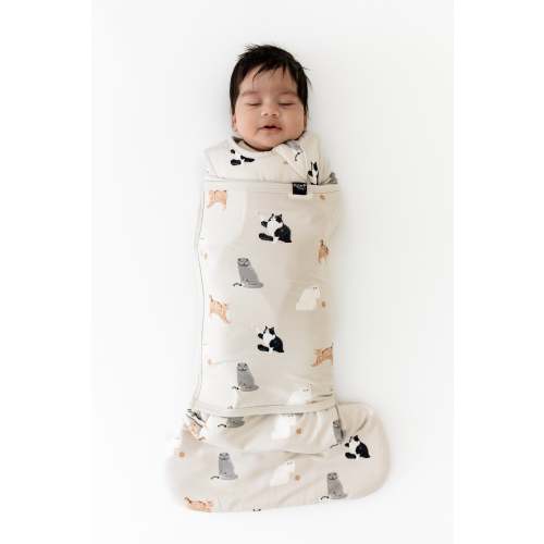 Sleep Bag Swaddler in Fluffy Cat 1.0