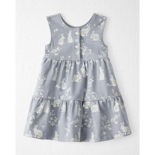Baby Organic Cotton Bunny-Print Dress - Little Planet | Carter's