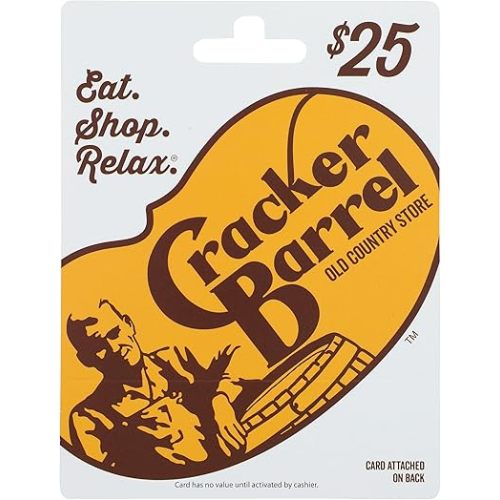 Cracker Barrel Gift Card $25