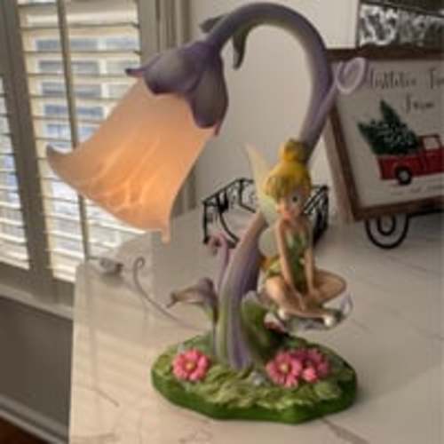 Disney tinkerbell tulip lamp
