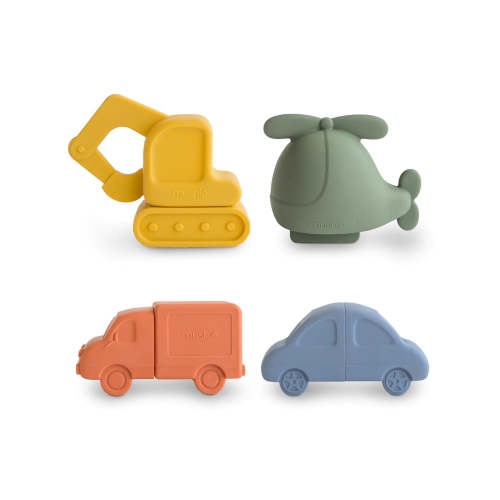 Vehicles Mold Free Bath Play Set - 4 Pack