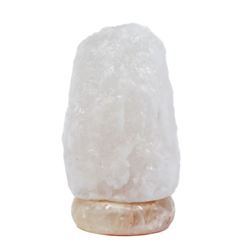 Natural White Himalayan Salt Lamp 6-8 Lbs