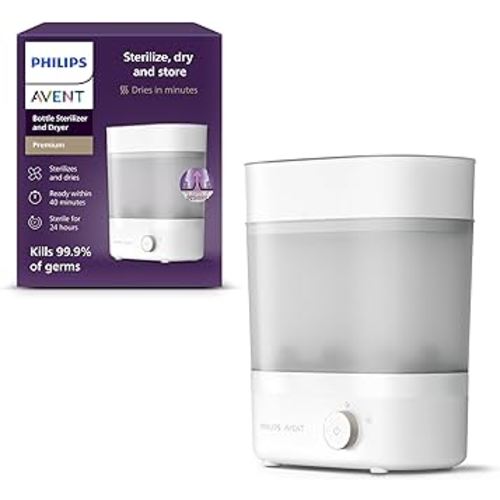 Philips AVENT Premium Baby Bottle Sterilizer with Dryer, SCF293/00