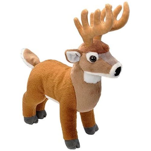 WILD REPUBLIC White Tail Buck Plush, Stuffed Animal, Plush Toy, Gifts for Kids, Cuddlekins 12 Inches