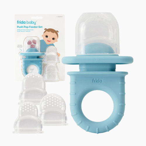 Frida Baby Push Pop Feeder Set - Blue