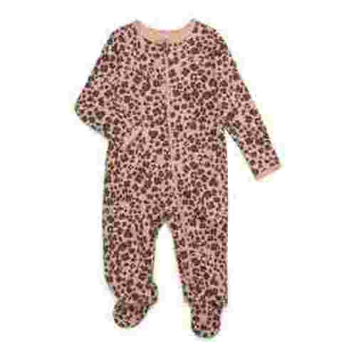 Wonder Nation Baby Boys or Girls Zip Front Footed Pajamas, Sizes Preemie-6/9 Months