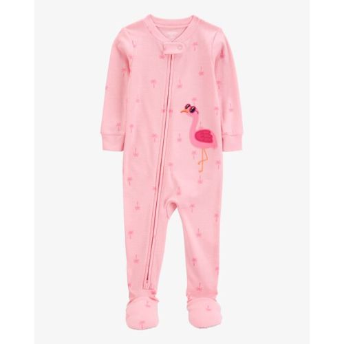 Baby Flamingo Print Snug Fit Cotton Footie 1-Piece Pajamas - Pink - Carter's | Carter's