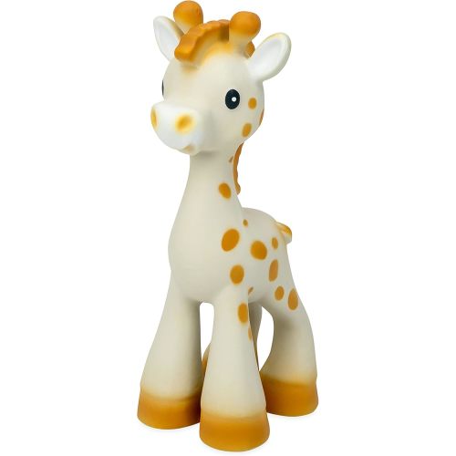 Nuby Jackie The Giraffe Natural Rubber Baby Teether - 3+ Months - Baby Teething Toy