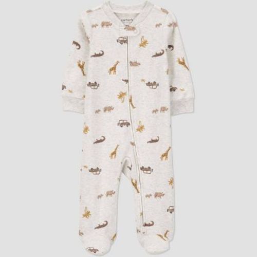 Carter's Just One You® Baby Boys' Sleep N' Play - White/Green 9M