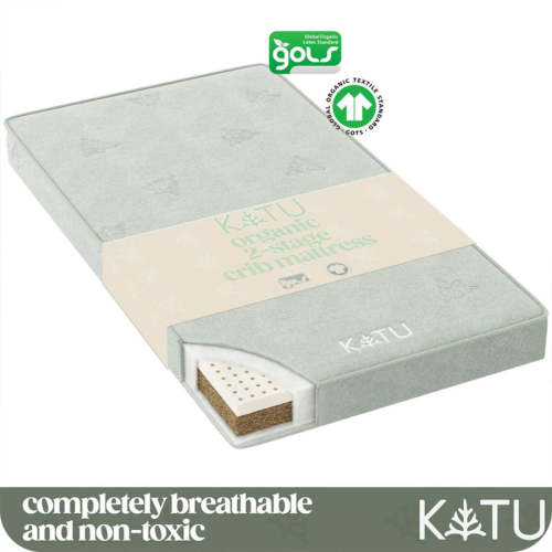 Katu Organic 2-Stage Crib Mattress | Modern Nursery™