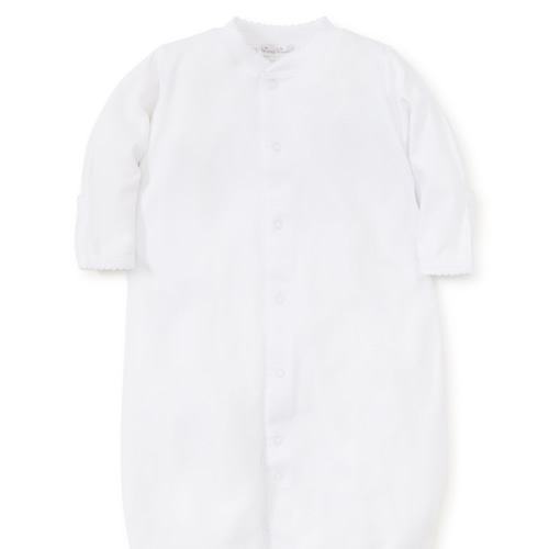 White Kissy Basics Convertible Gown