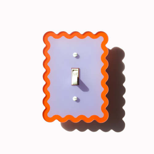 Squiggly Wiggly Switch Plate and Outlet Covers - Multiple Colors – Poppy and Honey Bee