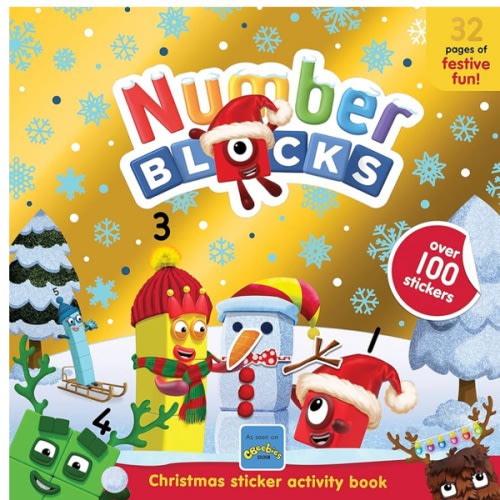 Numberblocks Christmas Sticker Activity Book