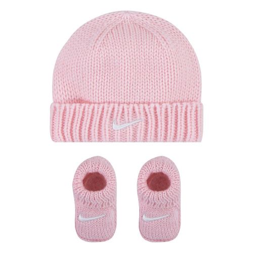 Newborn Baby Nike Knit Hat and Booties 2-Piece Set