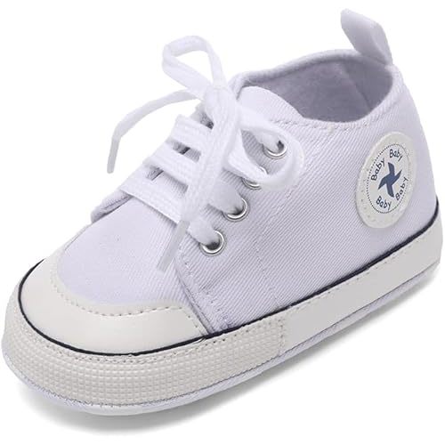 BEIDI Baby Girl Boy Shoes 0-18 Months,Infant Unique Essentials Gifts,Unisex Newborn Doll Slip-on Soft Sole High-top Frist Walking Sneakers