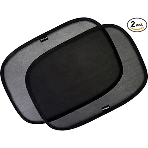 Enovoe car Window Shades for Baby - (2 Pack) - 21"x14" Window Shades for car Baby - car Sun Shade, Glare and UV Rays Protection- Shade for car Window for Kids - Baby Window car Shade for Side Window