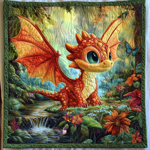 Fly Dragon WY0412032CL Quilt