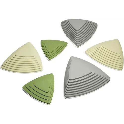 JumpOff Jo Rocksteady Balance Stepping Stones for Kids, Promotes Balance & Coordination, Set of 6 Balance Blocks, Tall Set