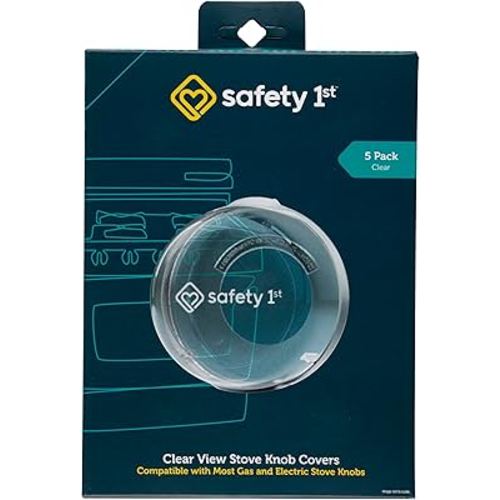 Safety 1st Child Proof Clear View Stove Knob Covers (Set of 5)