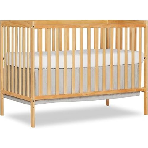 Dream On Me Synergy 5-In-1 Convertible Crib In Natural, Greenguard Gold Certified