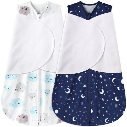 BSTOPPT Newborn Sleep Sack Baby Swaddle,3-6 Months,3-Way Adjustable Wearable Blanket,100% Rayon Cotton Swaddling sleeping bag?TOG 0.5?Clouds&Starry Sky?LPNPMGN9505217 for sale | North Las Vegas, NV | Nellis Auction