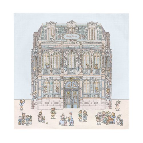 Atelier Choux Paris Baby Organic Cotton Chateau Choux Swaddle Blanket