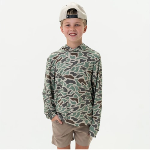 Youth Performance Hoodie - Retro Duck Camo – BURLEBO
