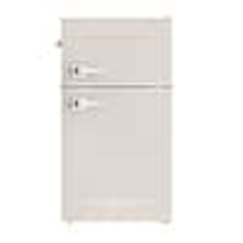 Frigidaire 3.1cu. ft. 2-Door Retro Mini Refrigerator in White (Cream) EFR840-CREAM-6COM