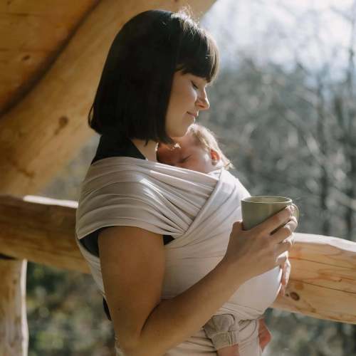 Boba Serenity Baby Wrap Organic Stone – Boba Inc.