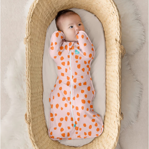 Swaddle Up™ 1.0 TOG Cotton Light Pink Jumbo Animal