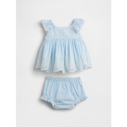 Baby Eyelet Outfit Set