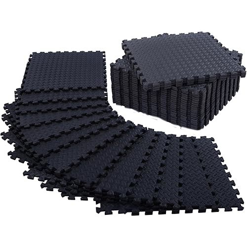 12 Pack, 48 SQFT - 24" x 24" - 1/2" Extra Thick Floor