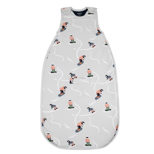 4 Season® Ultimate Baby Sleep Bag, Merino Wool & Organic Cotton, Snowboarder