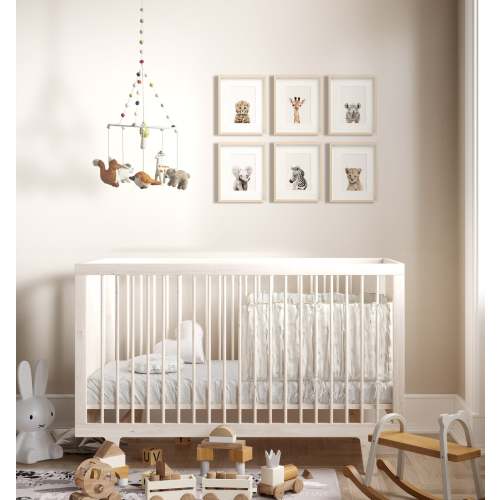 Baby Safari Animals Nursery Decor - African Animals Set of 6